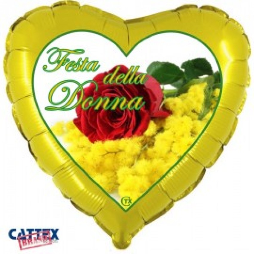 Palloncini Decorati CTX+ - Festa della Donna Cuore (18”)